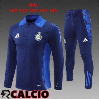 Insieme Tuta Calcio Al-Nassr FC Bambino Blu Reale 2024/2025  Insieme Tuta Calcio Al-Nassr FC Bambino Blu Reale 2024/2025