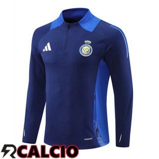 Felpa Allenamento Al-Nassr FC Blu Reale 2024/2025  Felpa Allenamento Al-Nassr FC Blu Reale 2024/2025