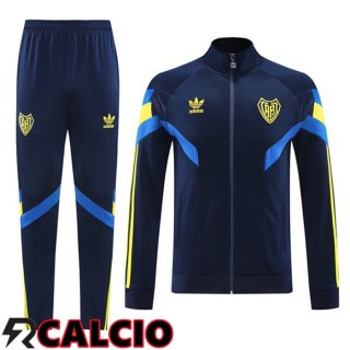 Insieme Tuta Calcio - Giacca Boca Juniors Blu Reale 2024/2025  Insieme Tuta Calcio - Giacca Boca Juniors Blu Reale 2024/2025