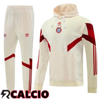Tuta Calcio - Felpa Con Cappuccio Bayern Monaco Giallo 2024/2025