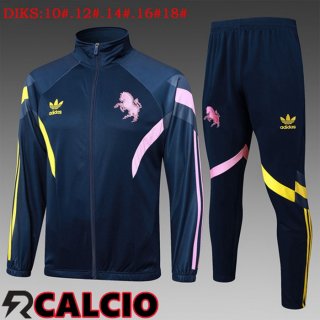 Insieme Tuta Calcio - Giacca Juventus Bambino Blu Reale 2025/2026