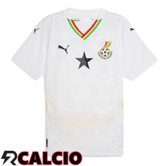 Prima Maglia Ghana Bianco 2024/2025  Prima Maglia Ghana Bianco 2024/2025