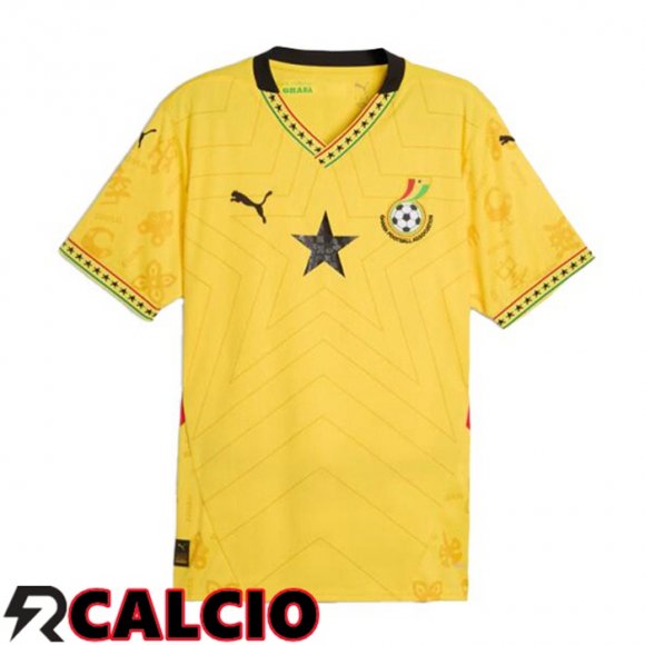 Seconda Maglia Ghana Giallo 2024/2025  Seconda Maglia Ghana Giallo 2024/2025