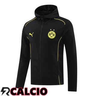Giacca A Vento Dortmund BVB Nero 2024/2025  Giacca A Vento Dortmund BVB Nero 2024/2025