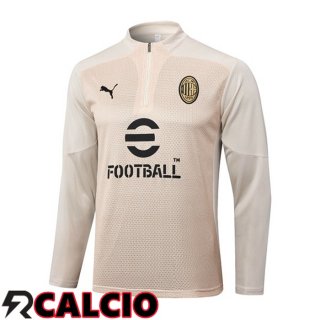 Felpa Allenamento AC Milan Giallo 2024/2025  Felpa Allenamento AC Milan Giallo 2024/2025