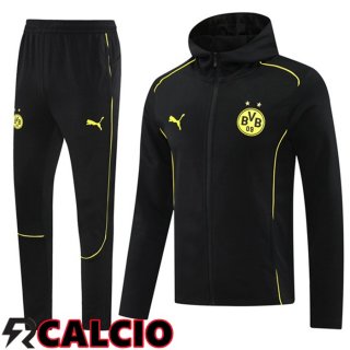 Tuta Calcio - Giacca A Vento Dortmund BVB Nero 2024/2025