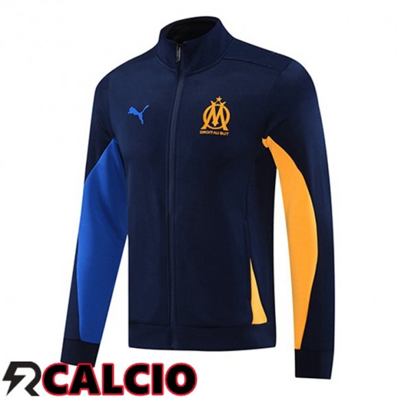 Giacca Calcio Marsiglia OM Blu Reale 2025/2026  Giacca Calcio Marsiglia OM Blu Reale 2025/2026