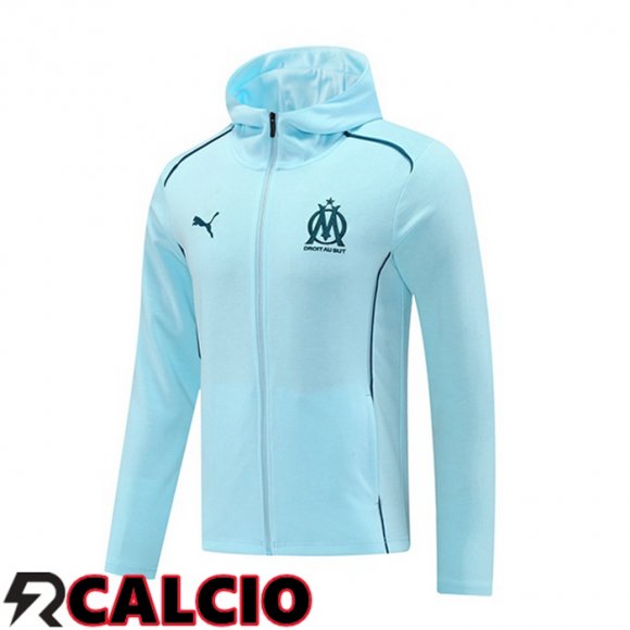 Giacca A Vento Marsiglia OM Blu 2025/2026  Giacca A Vento Marsiglia OM Blu 2025/2026