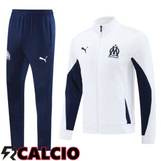Insieme Tuta Calcio - Giacca Marsiglia OM Bianco 2025/2026
