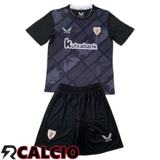 Maglia Athletic Bilbao Bambino Portiere Nero 2024/2025