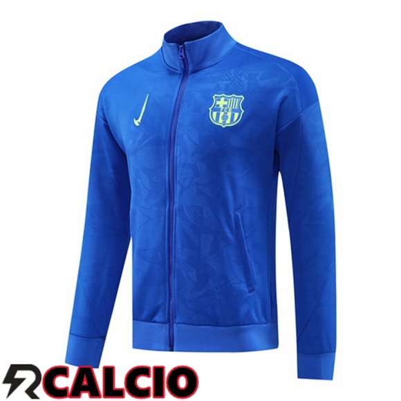 Giacca Calcio FC Barcellona Blu 2024/2025  Giacca Calcio FC Barcellona Blu 2024/2025