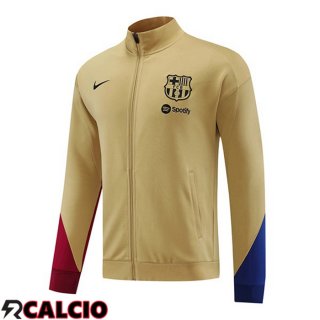 Giacca Calcio FC Barcellona Giallo 2024/2025  Giacca Calcio FC Barcellona Giallo 2024/2025