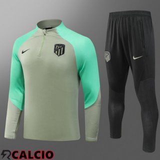 Insieme Tuta Calcio Atletico Madrid Bambino Verde 2024/2025