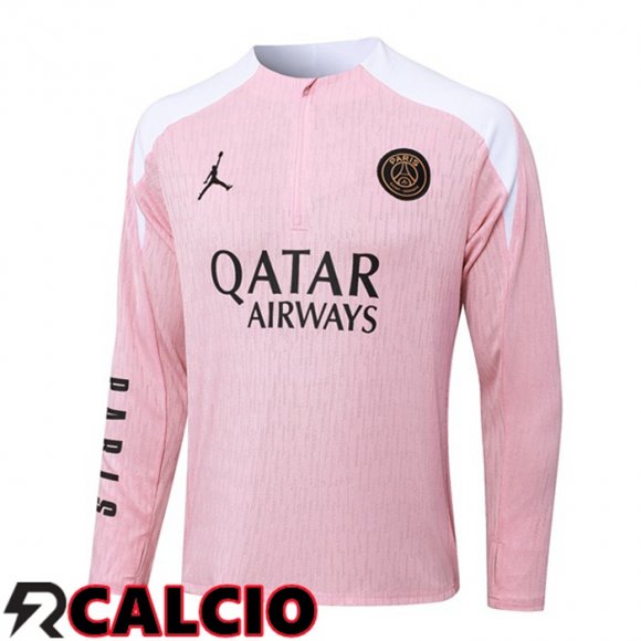 Felpa Allenamento JORDAN Paris PSG Rosa 2024/2025  Felpa Allenamento JORDAN Paris PSG Rosa 2024/2025