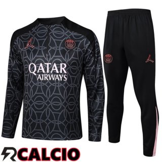 Insieme Tuta Calcio JORDAN Paris PSG Nero 2024/2025