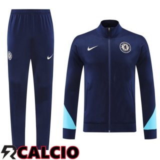 Insieme Tuta Calcio - Giacca FC Chelsea Blu Reale 2024/2025