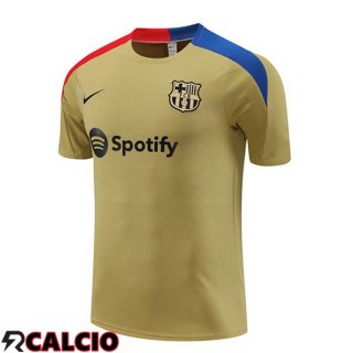T Shirt Allenamento FC Barcellona Giallo 2024/2025