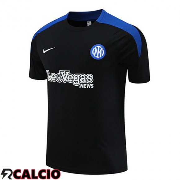 T Shirt Allenamento Inter Milan Nero 2024/2025