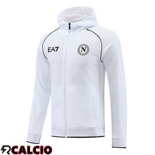 Giacca A Vento SSC Napoli Bianco 2024/2025  Giacca A Vento SSC Napoli Bianco 2024/2025