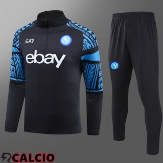 Insieme Tuta Calcio SSC Napoli Bambino Blu Reale 2024/2025