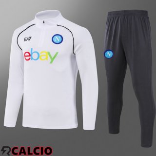Insieme Tuta Calcio SSC Napoli Bambino Bianco 2024/2025