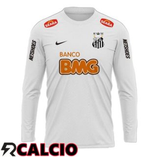 Prima Maglia Santos FC Retro Manica Lunga Bianco 2011-2012  Prima Maglia Santos FC Retro Manica Lunga Bianco 2011-2012