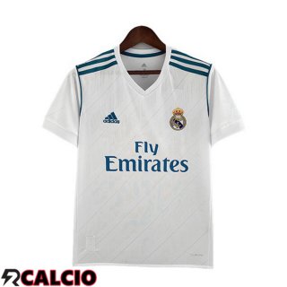 Prima Maglia Real Madrid Retro Bianco 2017-2018  Prima Maglia Real Madrid Retro Bianco 2017-2018