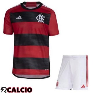 Prima Maglia Flamengo Bambino Rosso 2023/2024