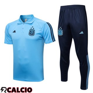 Maglia Polo Argentina + Pantaloni Blu 2023/2024