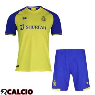 Prima Maglia Al-Nassr FC Bambino Giallo 2022/2023