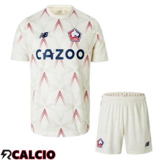 Quarto Maglia Lille OSC Bambino Bianco 2022/2023