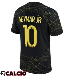 Quarto Maglia Paris PSG (NEYMAR JR 10) Nero 2022/2023  Quarto Maglia Paris PSG (NEYMAR JR 10) Nero 2022/2023