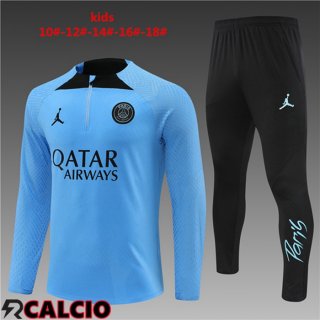 Insieme Tuta Calcio Paris PSG Bambino Blu 2023/2024  Insieme Tuta Calcio Paris PSG Bambino Blu 2023/2024