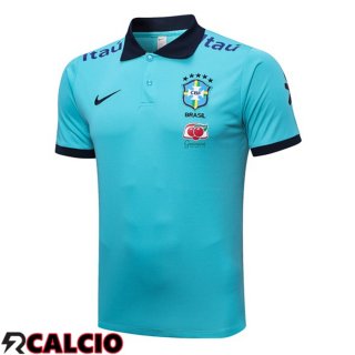 Maglia Polo Brasile Blu 2023/2024  Maglia Polo Brasile Blu 2023/2024