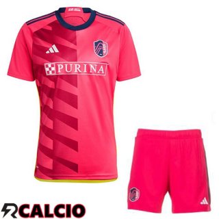 Prima Maglia St.Louis City FC Bambino Rosso 2023/2024