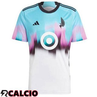 Seconda Maglia Minnesota United Bianco Blu 2023/2024