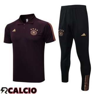 Maglia Polo Germania + Pantaloni Marrone 2023/2024  Maglia Polo Germania + Pantaloni Marrone 2023/2024