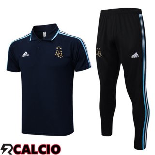 Maglia Polo Argentina + Pantaloni Blu Reale 2023/2024