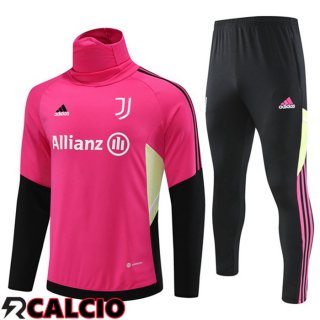 Insieme Tuta Calcio Juventus Collo alto Rosso 2023/2024  Insieme Tuta Calcio Juventus Collo alto Rosso 2023/2024