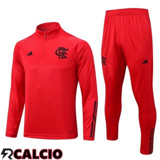 Insieme Tuta Calcio Flamengo Rosso 2023/2024