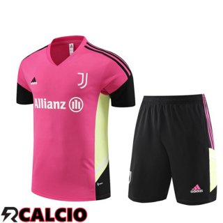 T Shirt Allenamento Juventus + Pantaloncini Rosso 2023/2024