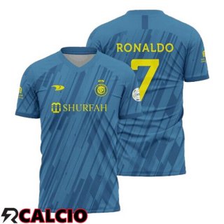 Seconda Maglia Al-Nassr FC (RONALDO 7) Blu 2022/2023