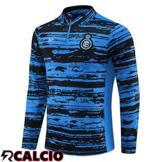 Felpa Allenamento Al-Nassr FC Blu 2023/2024  Felpa Allenamento Al-Nassr FC Blu 2023/2024