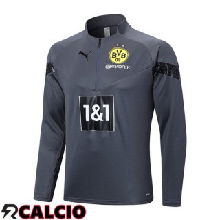 Felpa Allenamento Dortmund BVB Grigio 2023/2024  Felpa Allenamento Dortmund BVB Grigio 2023/2024