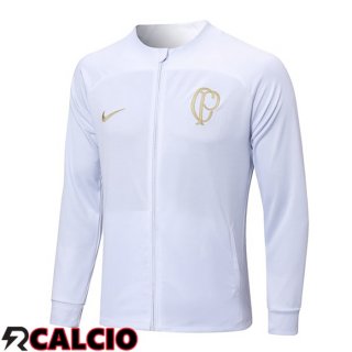 Giacca Calcio Corinthians Bianco 2023/2024  Giacca Calcio Corinthians Bianco 2023/2024