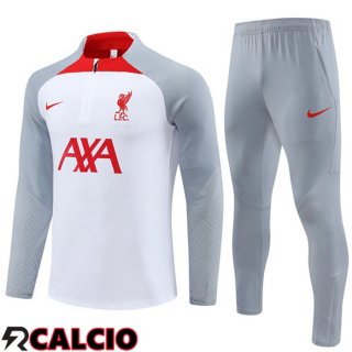Insieme Tuta Calcio FC Liverpool Bianco Grigio 2023/2024