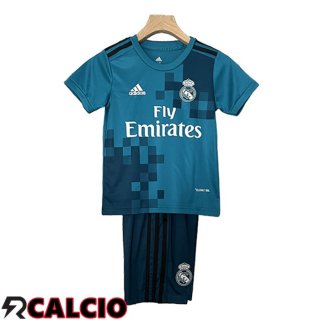 Maglie Calcio Real Madrid Retro Bambino Terza 2017/2018  Maglie Calcio Real Madrid Retro Bambino Terza 2017/2018