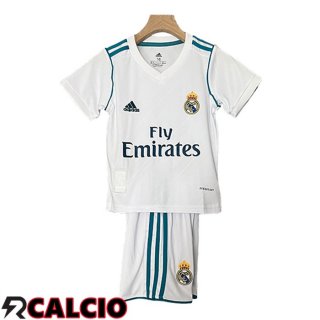 Maglie Calcio Real Madrid Retro Bambino Prima 2017/2018  Maglie Calcio Real Madrid Retro Bambino Prima 2017/2018