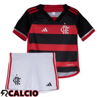 Maglie Calcio Flamengo Bambino Prima Rosso 2024/2025