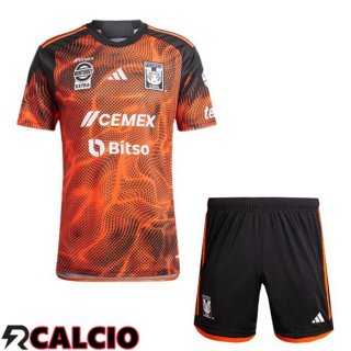 Maglie Calcio Tigres UANL Bambino Terza Arancia 2024/2025